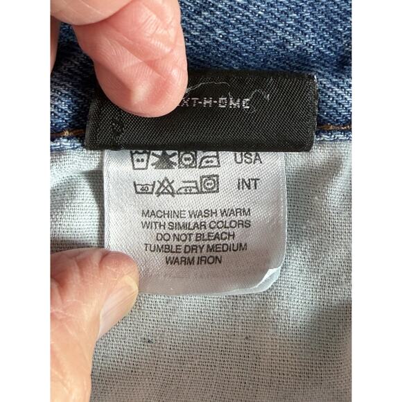 Harley Davidson Jeans Men’s Size 42x30 Blue Denim Motorcycle Biker Medium Wash - Picture 15 of 16